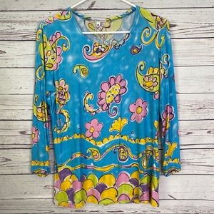 Pamela Ferrari original floral blouse